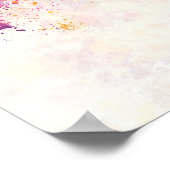 Chesterfield skyline in watercolor background poster (Hoek)