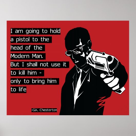 Chesterton Modern Man Poster (Voorkant)