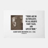 Chesterton No Rationists geloven allemaal in feill Deurmat (Voorkant)