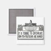 Chesterton op de ophanging van politici magneet (Voorkant / Achterkant)