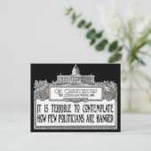 Chesterton over politiek lijdend briefkaart (Staand voorkant)