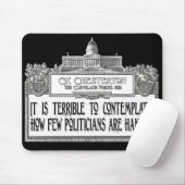 Chesterton Quote: Te weinig politici hebben zich b Muismat (Met muis)