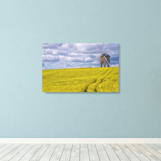 Chesterton Windmill Canvas Afdruk (Insitu (Houten vloer))