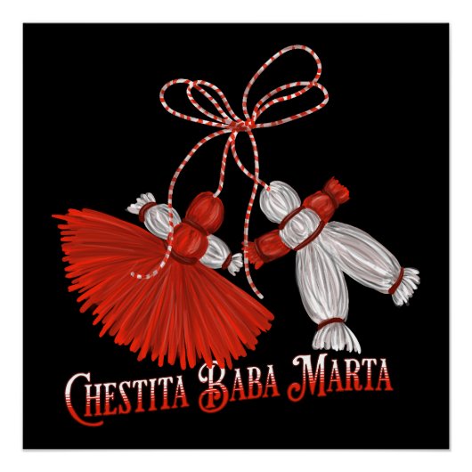 Chestita Baba Marta Martenitsas Perfect Poster (Voorkant)
