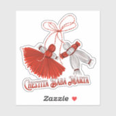 Chestita Baba Marta Martenitsas Sticker (Vel)
