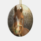 Chestnut Arab Horse Ornament (Rechts)