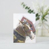 Chestnut Carriage Horse Briefkaart (Staand voorkant)