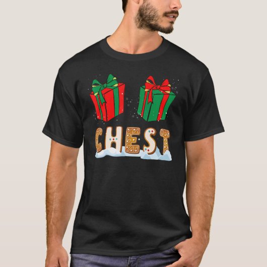 Chestnut Christmas Matching for Couples T-shirt (Voorkant)