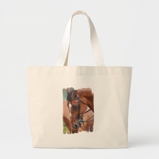 Chestnut Equine Canvas Bag Grote Tote Bag (Voorkant)