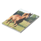 Chestnut Galloping Horse Notitieblok (Linkerzijde)