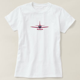 Chestnut Hill Massachusetts MA Vliegveld T-shirt