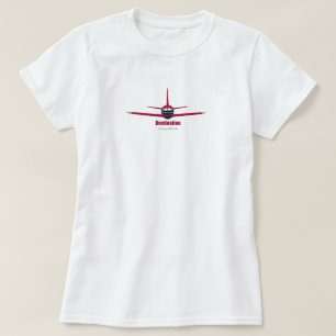Chestnut Hill Massachusetts MA Vliegveld T-shirt