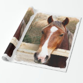 CHESTNUT HORSE CADEAUPAPIER (Uitgerold)