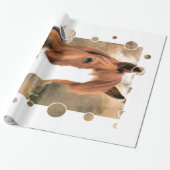 CHESTNUT HORSE CADEAUPAPIER (Uitgerold)