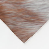 CHESTNUT HORSE COAT PATTERN FLEECE DEKEN (Hoek)
