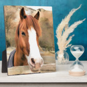 CHESTNUT HORSE FOTOPLAAT (Zijkant)