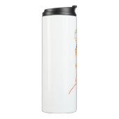 Chestnut Horse Line Art Thermal Tumbler Thermosbeker (Gedraaid links)