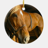 Chestnut Horse Ornament (Achterkant)