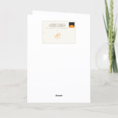 Chestnut Horse Portrait Vaderdag Kaart (Achterkant)