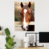 CHESTNUT HORSE POSTER (Thuiskantoor)