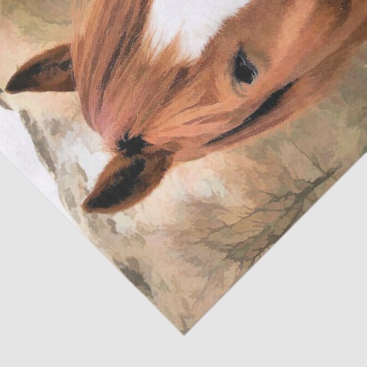 CHESTNUT HORSE TISSUEPAPIER (Detail)