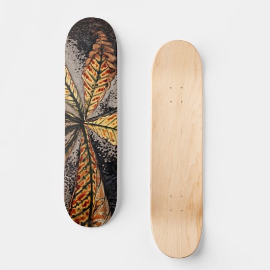 Chestnut Leaf Skateboard (Voorkant)
