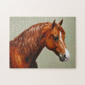 Chestnut Morgan Horse Legpuzzel (Horizontaal)