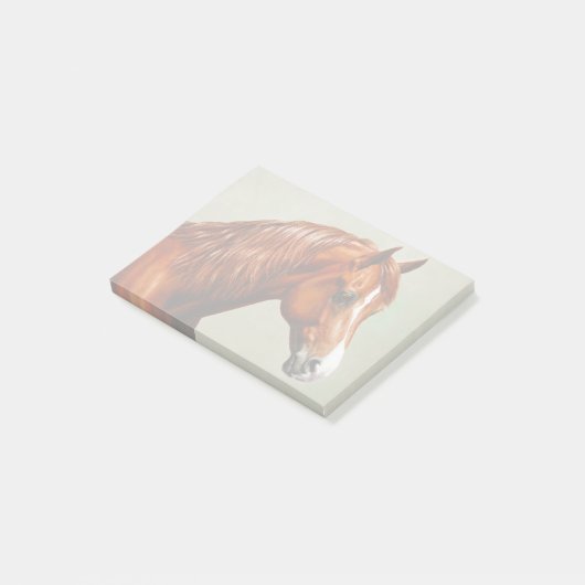 Chestnut Morgan Horse Post-it® Notes (Schuin)