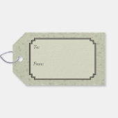 Chestnut Morgan Horse Sage Green Cadeaulabel (Achterkant Horizontaal)