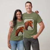 Chestnut Morgan Horse T-shirt (Unisex)
