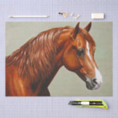 Chestnut Morgan Horse Tissuepapier (Craft)