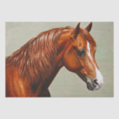 Chestnut Morgan Horse Tissuepapier (Voorkant)