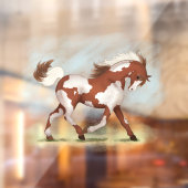 Chestnut Overo Skewbald Horse Decal (Vel 2)