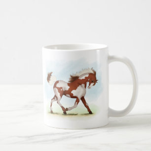 Chestnut Overo Skewbald Horse Koffiemok