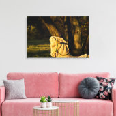 Chestnut Paard Canvas Afdruk (Insitu (Woonkamer))