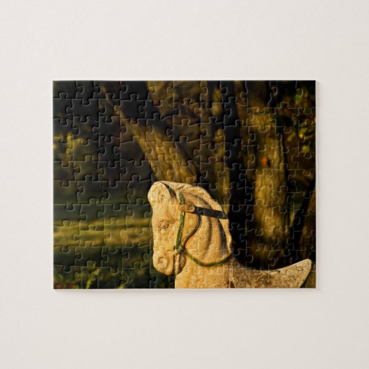 Chestnut Paard Legpuzzel (Horizontaal)