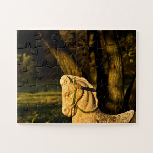 Chestnut Paard Legpuzzel (Horizontaal)