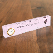 Chestnut Paard Naambordje (Zijkant)