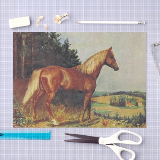 Chestnut Paard Tissuepapier (Craft)