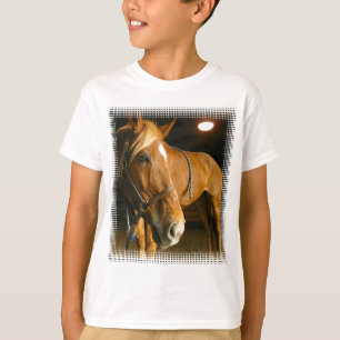 Chestnut Paarden Foto Kinderoverhemd T-shirt