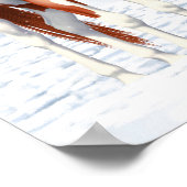 Chestnut pinto sorrel schildert kwart paarden in s poster (Hoek)