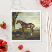 Chestnut Racehorse in a Landscape (George Stubbs) Servet (Insitu)