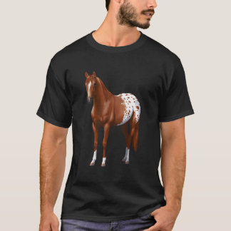 Chestnut Sorrel Blanket Appaloosa Horse T-shirt