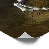 Chestnut Splash Lijst Tovero Paint Horse Poster (Hoek)