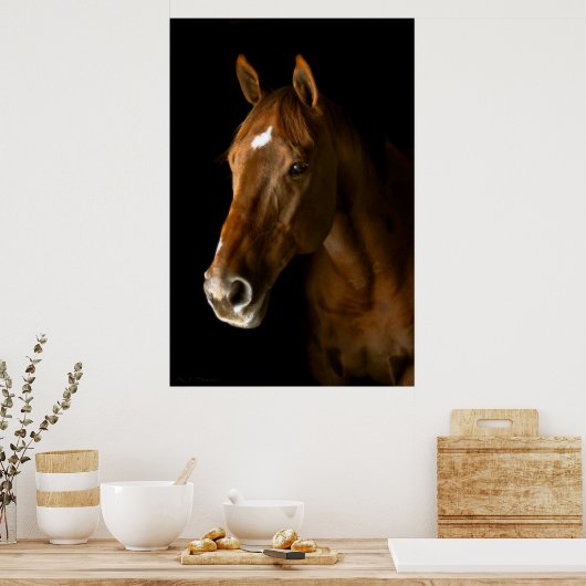 Chestnut Thoroughbred Poster (Keuken)