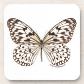 Chestnut Tiger Butterfly Bier Onderzetter (Voorkant)