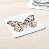 Chestnut Tiger Butterfly Kartonnen Onderzetters (Schuin)