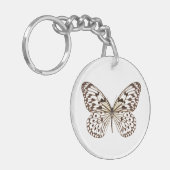 Chestnut Tiger Butterfly Sleutelhanger (Voorkant Links)