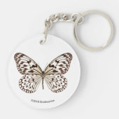 Chestnut Tiger Butterfly Sleutelhanger (Achterkant)