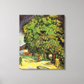 Chestnut Trees in Blossom door Vincent van Gogh Canvas Afdruk (Voorkant)